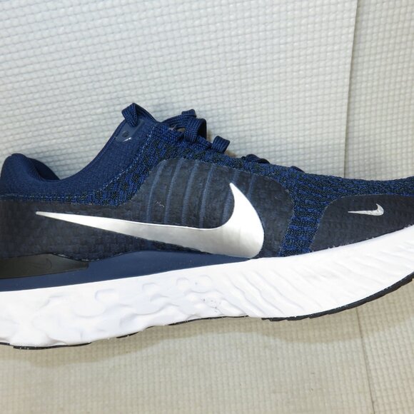 Nike React FK3 Infinity Run DZ3014-401 Shoes Blue Navy Athletic Sneakers Mens 9 - Picture 12 of 12